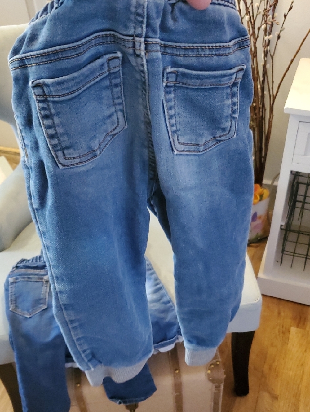 Cat & Jack Boys Blue Denim Jogger & Jeans Set - Picture 11 of 13